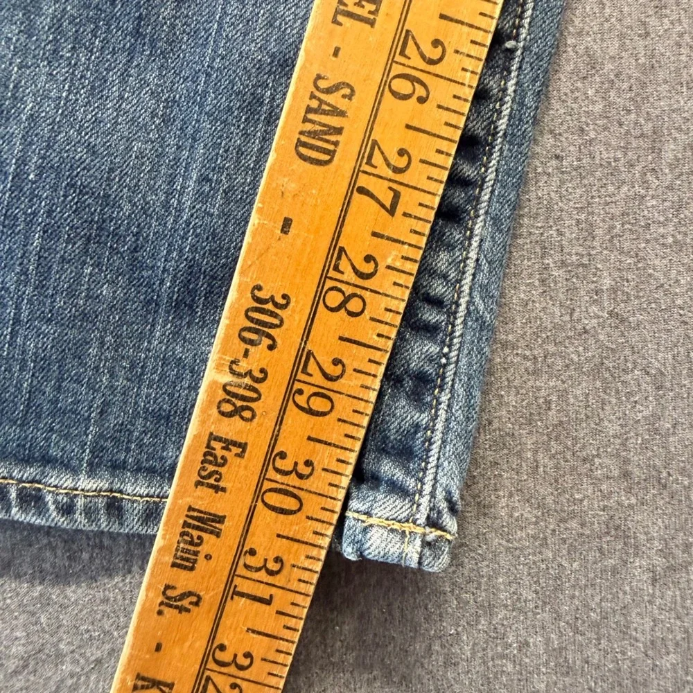 GAP Ultra Low Rise Stretch Jeans Womens 4 Medium Wash Bootcut Denim 218465